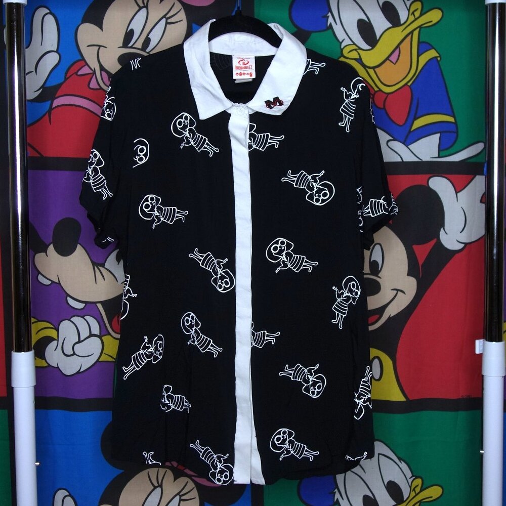 Incredibles 2 Edna Mode Fitted Button Down